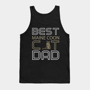 Best Maine Coon Cat Dad Tank Top